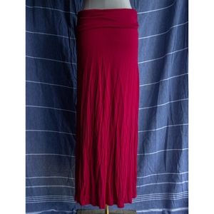 Free To Live maxi fold over skirt